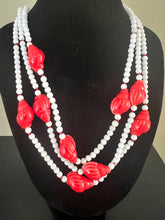 Load image into Gallery viewer, collar Caracol rojo