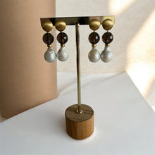 Load image into Gallery viewer, Perla barroca y piedra natural