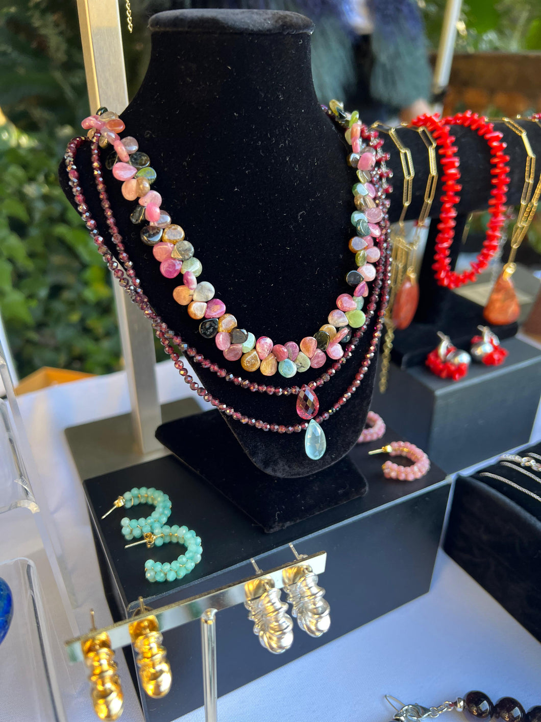 Collar Turmalina sandia